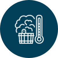 ロウリュ可能最高温度110℃